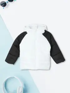 max Boys Colourblocked Polyester Crop Padded Jacket