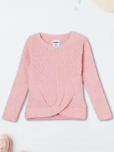 max Girls Round Neck Pullover