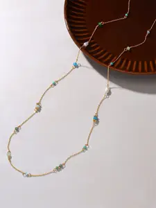 Accessorize 14k Gold-Plated Beaded Necklace