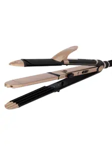 VEGA 3 in 1 Hair Styler Straightener Curler & Crimper VHSCC-01 - Black