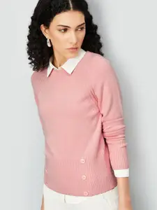 max Women Long Sleeves Pullover Sweaters