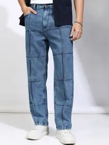 HIGHLANDER Men Cotton Relaxed Fit High-Rise Heavy Fade Jeans