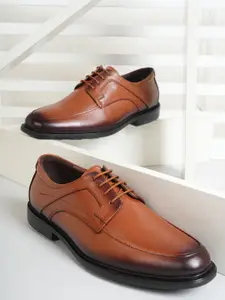 pelle albero Men Lace-Ups Formal Derby Shoes