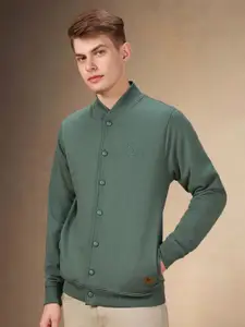 Dennis Lingo Men Regular Fit Full Sleeves Front-open Sweatshirt