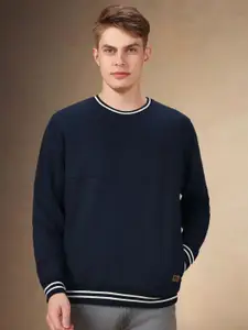 Dennis Lingo Men Cotton Round Neck Casual Sweatshirt