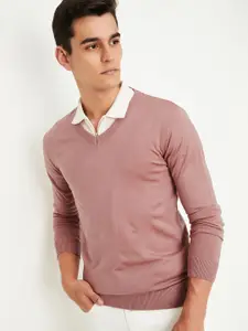 max Men Long Sleeves Casual Pullover Sweaters