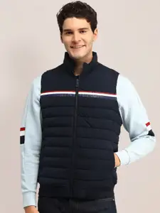 U.S. Polo Assn. Men Brand Logo Polyester Reversible Bomber Jacket