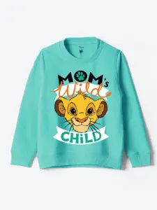 YK Disney Boys Graphic Printed Round Neck Long Sleeves Sweatshirt