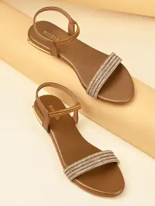 Rocia Women Embellished Open Toe Flats