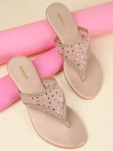 Rocia Women Ethnic Block Embellished Sandals