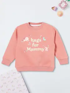 max Girls Graphic Printed Sweatshirt