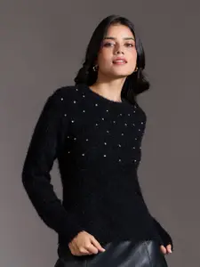 20Dresses Women Pullover with Embellished Detail Sweater