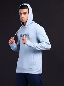 Technosport Men Printed Hooded Sweatshirt