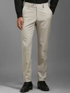Louis Philippe Men Slim Fit Mid-Rise Formal Trousers