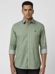 Van Heusen Sport Men Slim Fit Opaque Striped Casual Shirt