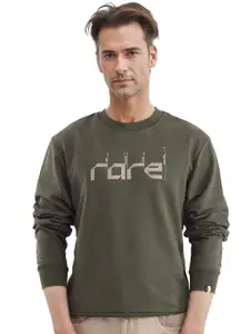 RARE RABBIT Men Printed Sweatshirt