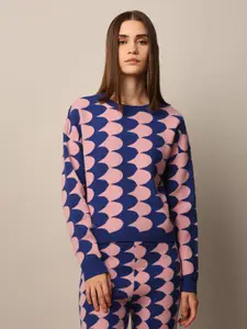 ONLY Women Geometric Printed Pullover
