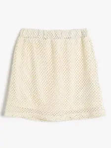 Koton Girls Straight Mini Skirt
