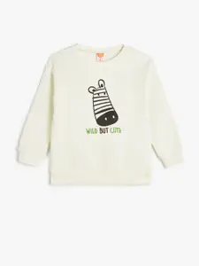 Koton Boys Long Sleeves Round Neck Graphic Printed Sweatshirt