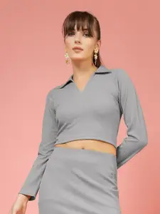 Oomph! Women Fitted Crop Top