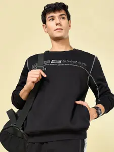 Ajile by Pantaloons Men Typography Printed Cotton Sweatshirt