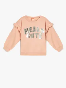 Koton Girls Printed Sweatshirt