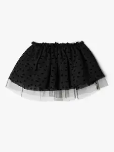 Koton Infant Girls Self Designed Flared Skirt
