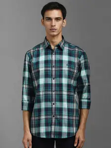 Louis Philippe Sport Men Slim Fit Opaque Checked Casual Shirt