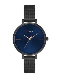 Timex Women Brass Dial & Analogue Watch TWEL155SMU08