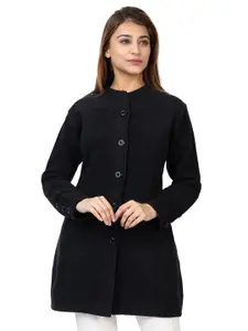 TWENTY ME Women Self Design Longline Cardigan Sweaters