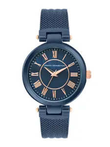 French Connection Women Printed Dial & Stainless Steel Analogue Watch FCW14UM