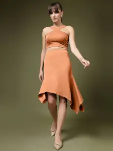 Oomph! Women Halter Neck Bralette Crop Top