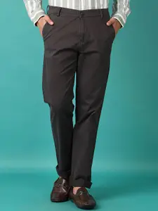 V-Mart Men Cotton Regular Fit Mid-Rise Trousers