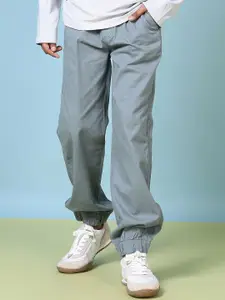 V-Mart Boys Cotton Mid-Rise Regular Fit Joggers Trousers