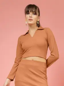 Oomph! Women Fitted Crop Top