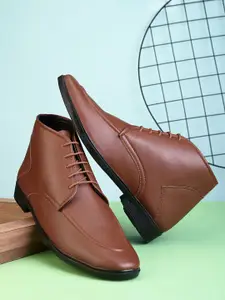 Provogue Men Round-Toe Formal Derbys