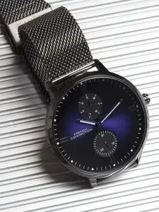 French Connection Men Dial & Stainless Steel Bracelet Style Straps Analogue Watch FCN066UM