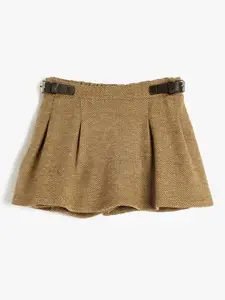 Koton Girls Mid-Rise Regular Fit Shorts