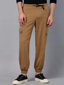 Slowave Men Cotton Mid Rise Jogger Track Pant