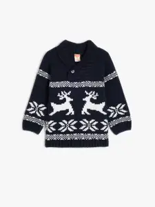 Koton Boys Self Design Pullover Sweater