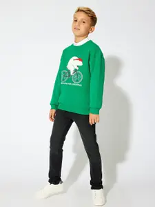 Koton Boys Printed Cotton Sweatshirt