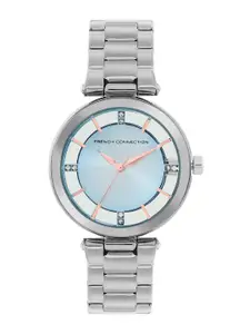 French Connection Women Dial & Stainless Steel Straps Analogue Watch-FCN095SM