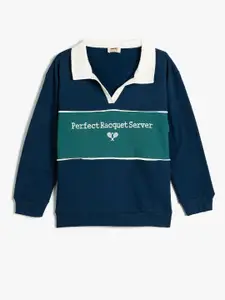 Koton Boys Cotton Typography Printed Sweatshirt