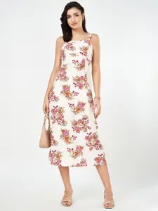 Honey by Pantaloons Women Floral Printed A-Line Midi Dress