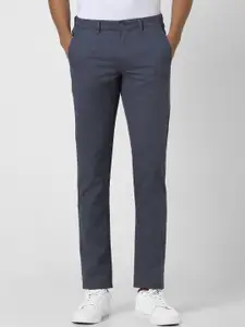 Van Heusen Sport Men Textured Slim Fit Trousers