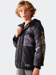 DeFacto Boys Camouflage Longline Padded Jacket