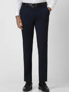 Van Heusen Men Mid-Rise Slim Fit Formal Trousers