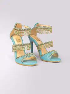 House of Prisca Women Embellished Party Stiletto Sandals