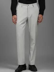 Louis Philippe Men Slim Fit Mid-Rise Trousers