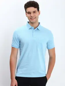 Allen Solly Men Printed Polo Collar Pockets T-shirt
